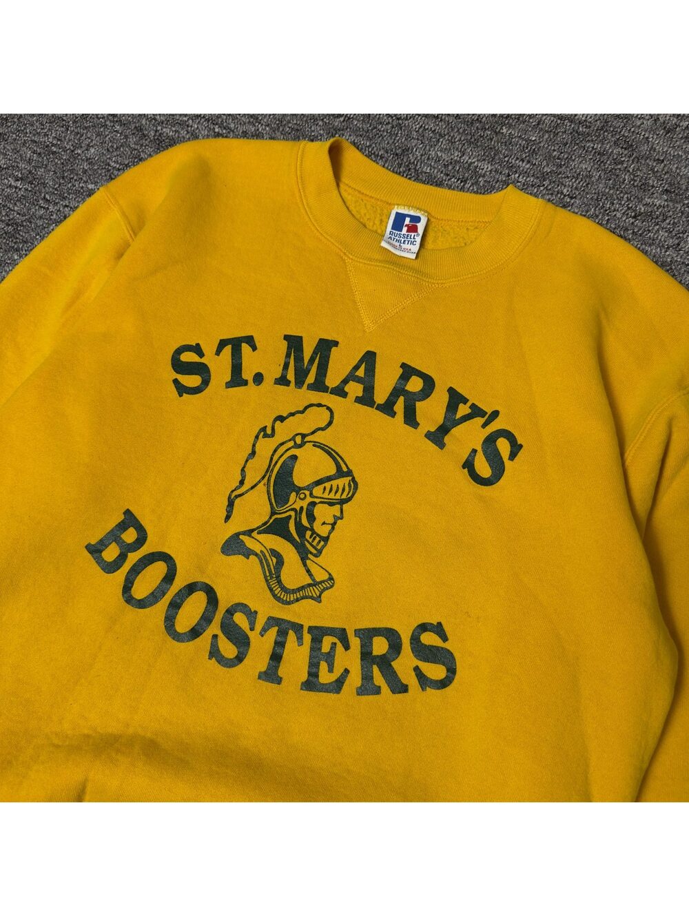 Russell Athletic St. Mary's Boosters Sweatshirt Gold L